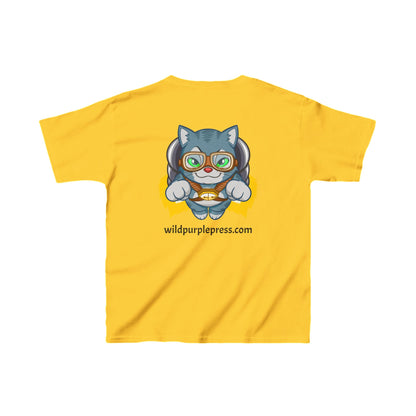 Jet Pak Cosmic Cat Kids Heavy Cotton™ Tee