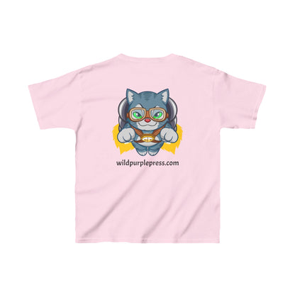 Jet Pak Cosmic Cat Kids Heavy Cotton™ Tee