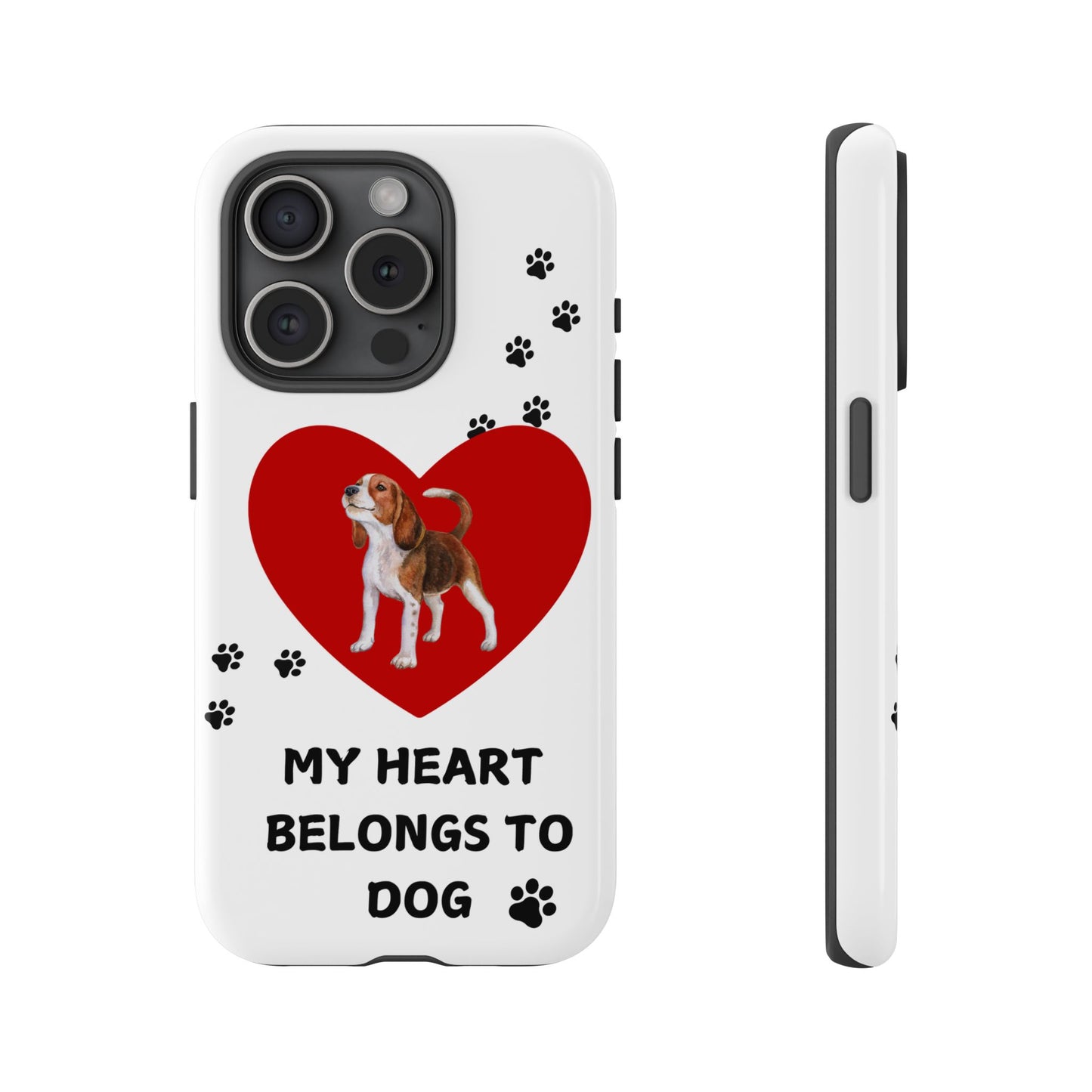 My Heart Belongs to Dog -Beagle Version-  Smart Phone Tough Case