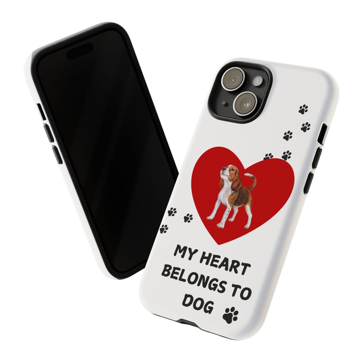 My Heart Belongs to Dog -Beagle Version-  Smart Phone Tough Case