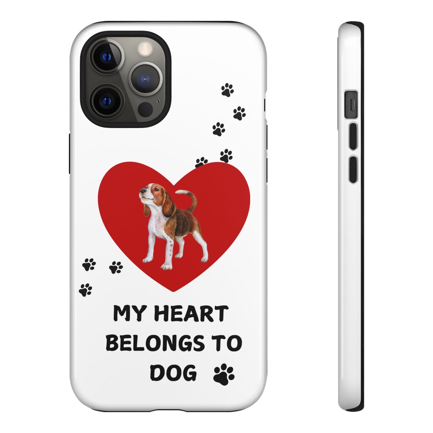 My Heart Belongs to Dog -Beagle Version-  Smart Phone Tough Case