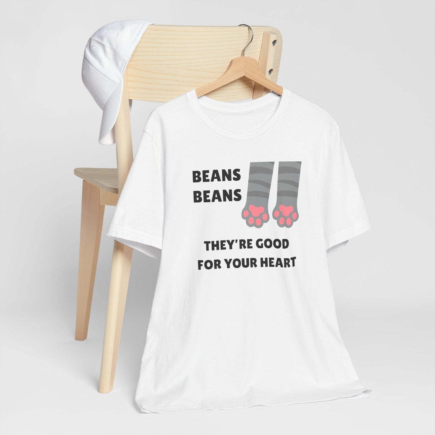 Cat Paws Beans Short Sleeve Tee