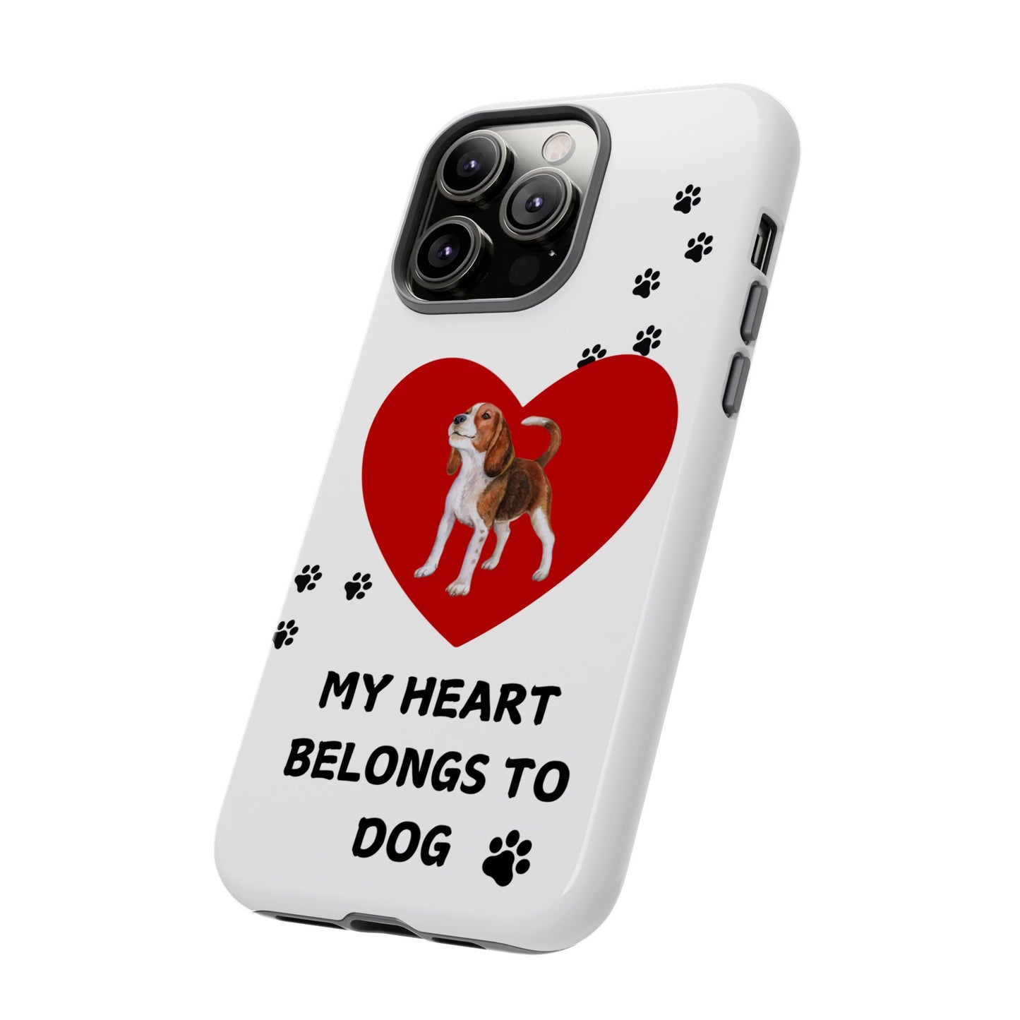 My Heart Belongs to Dog -Beagle Version-  Smart Phone Tough Case