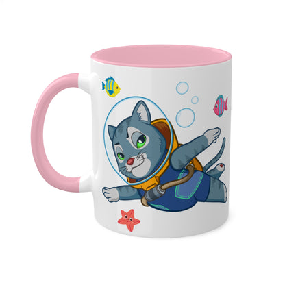 Cosmic Diving Mug, 11oz