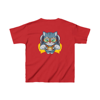 Be Brave & Kind Cosmic Cat Kids Heavy Cotton™  Tee