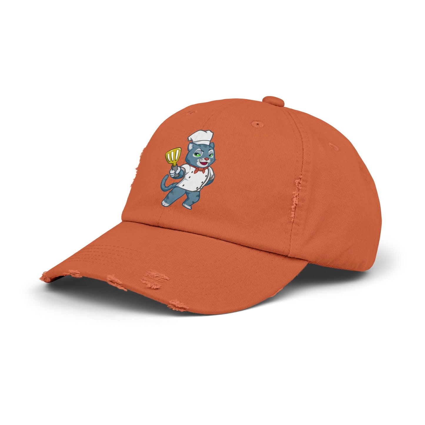 Unisex Cosmic the Foodie Distressed Cap