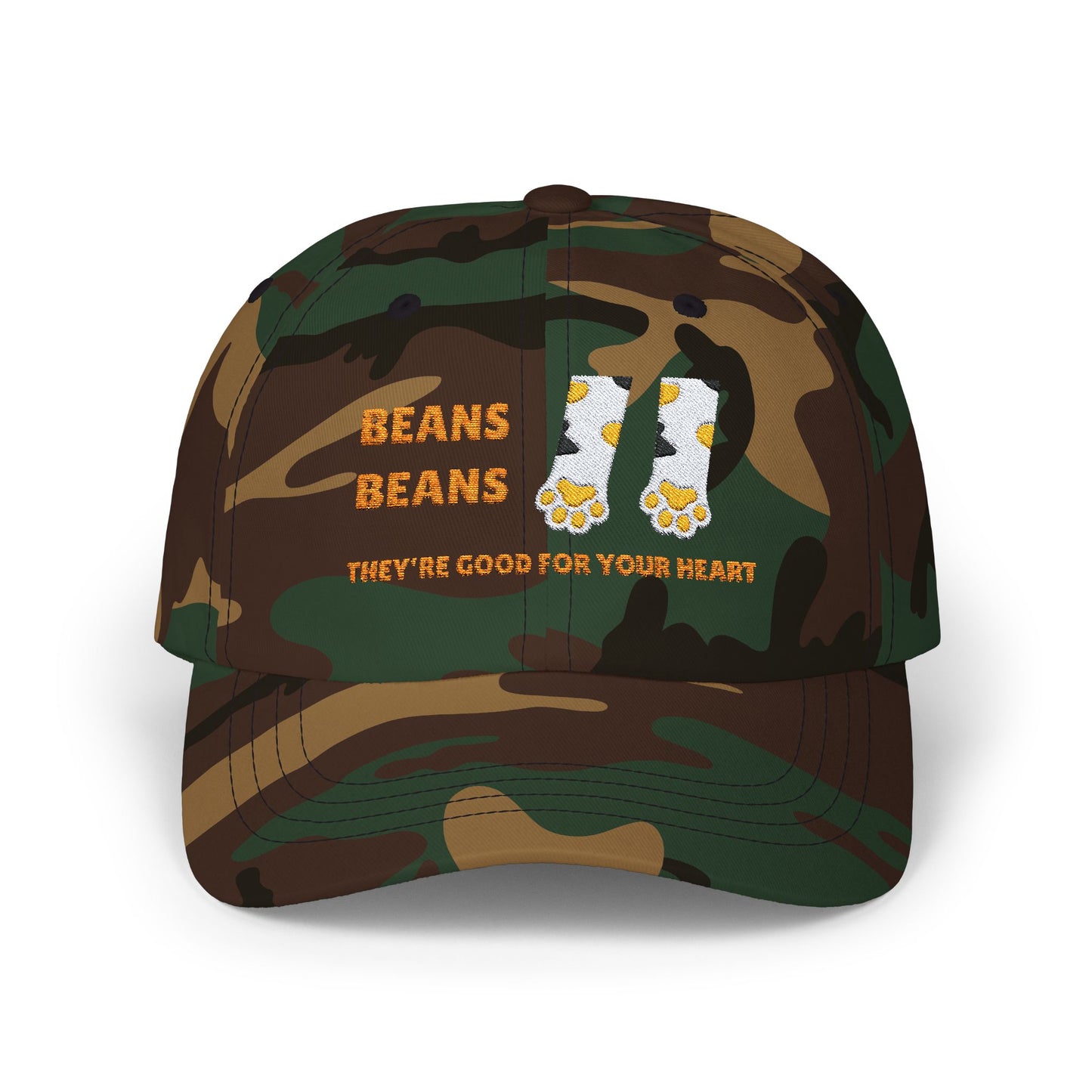 Camo BEANS BEANS Embroidered Ball Cap