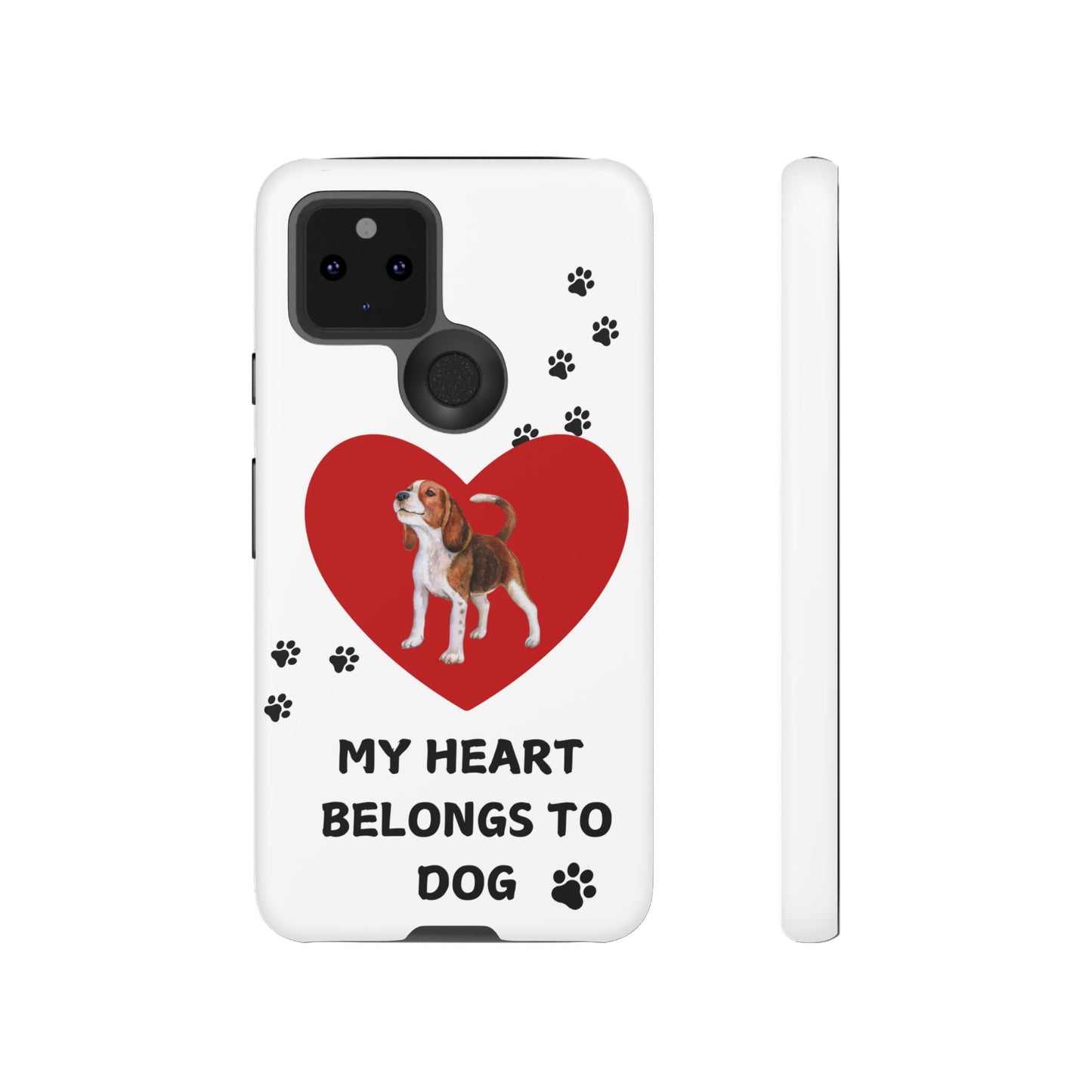 My Heart Belongs to Dog -Beagle Version-  Smart Phone Tough Case