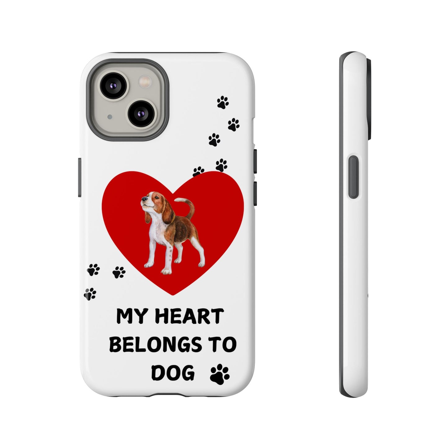 My Heart Belongs to Dog -Beagle Version-  Smart Phone Tough Case