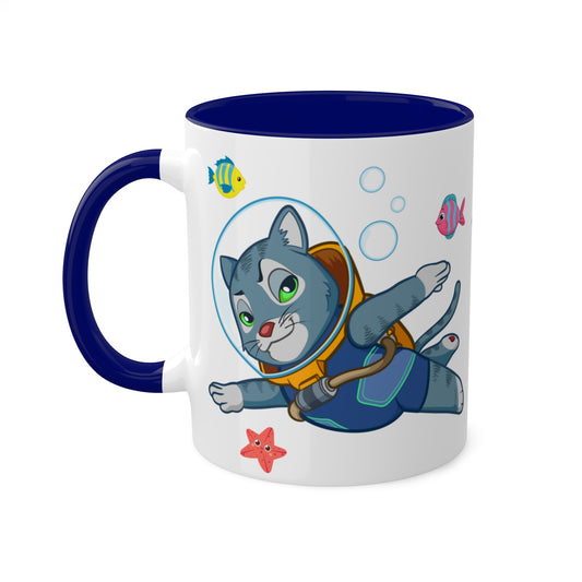 Cosmic Diving Mug, 11oz