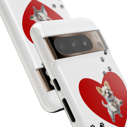 My Heart Belongs to Dog -Pup Version-  Smart Phone Tough Case