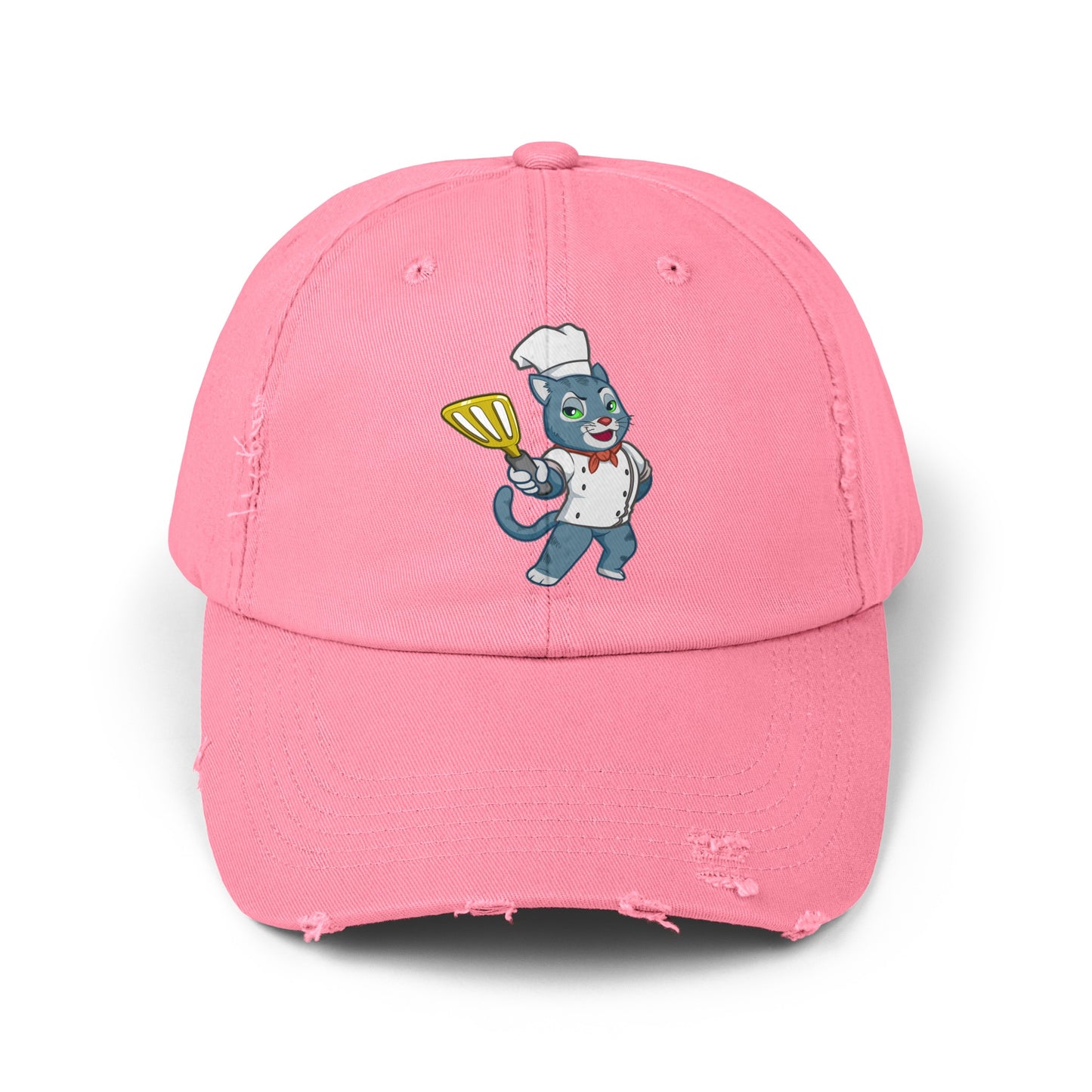 Unisex Cosmic the Foodie Distressed Cap