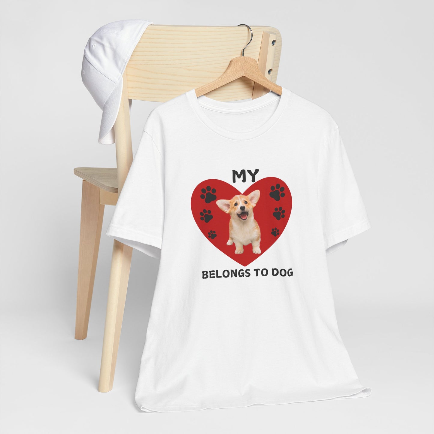 Corgi Pup -My Heart Belongs to Dog TEE