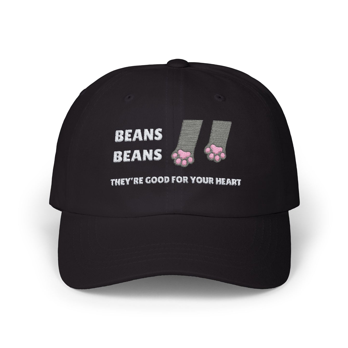 Black BEANS BEANS Embroidered Ball Cap