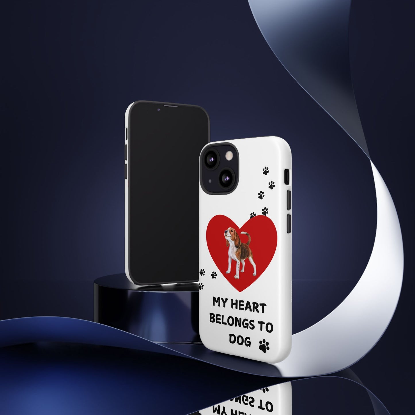 My Heart Belongs to Dog -Beagle Version-  Smart Phone Tough Case