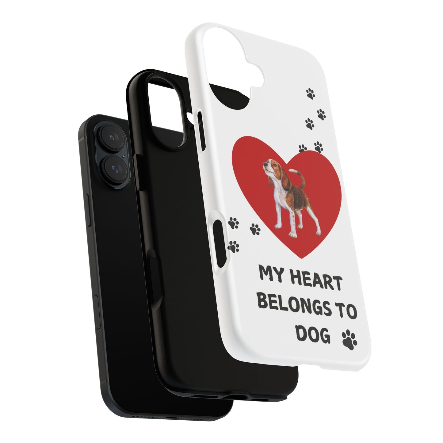 My Heart Belongs to Dog -Beagle Version-  Smart Phone Tough Case