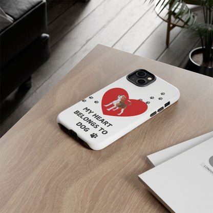 My Heart Belongs to Dog -Beagle Version-  Smart Phone Tough Case