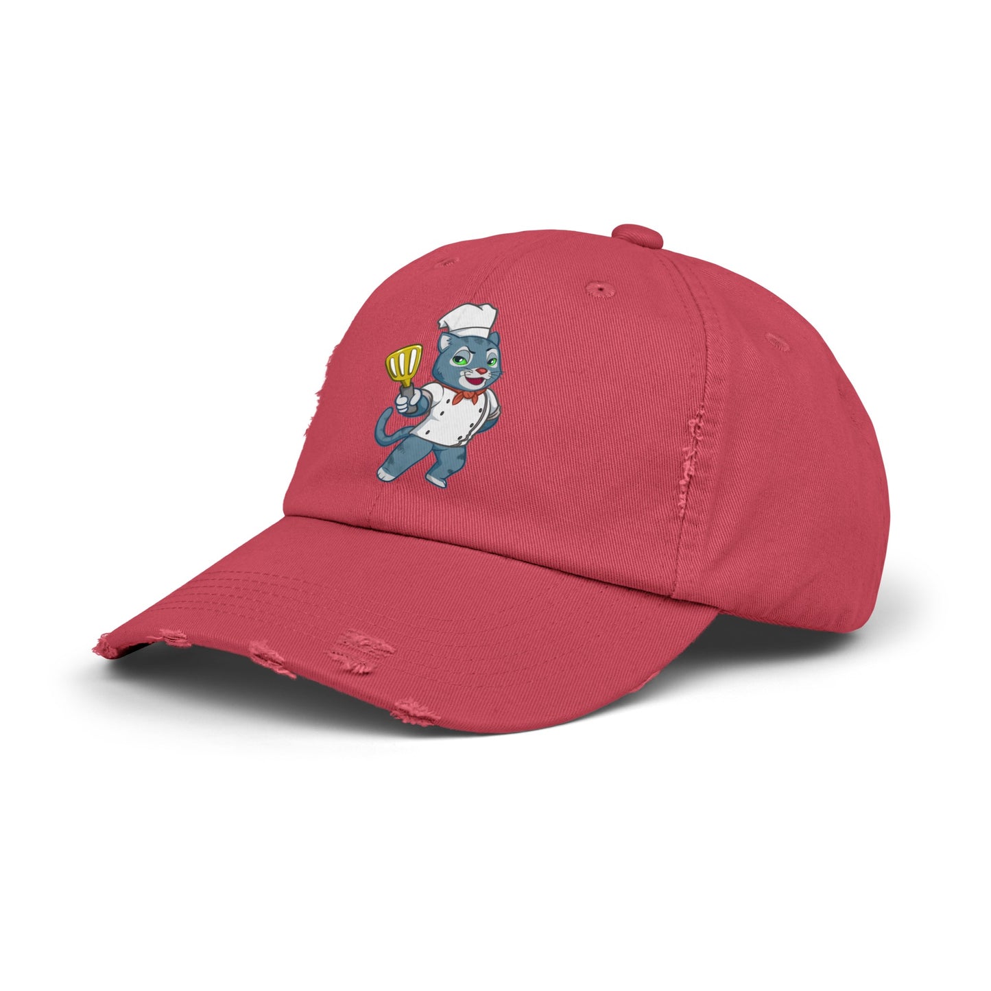 Unisex Cosmic the Foodie Distressed Cap