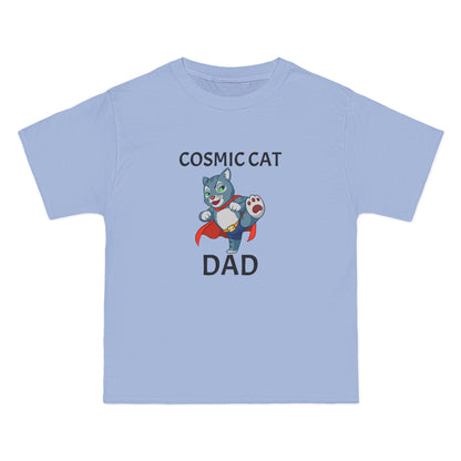 Dad Cosmic Cat Short-Sleeve Beefy-T®  Mens T-Shirt