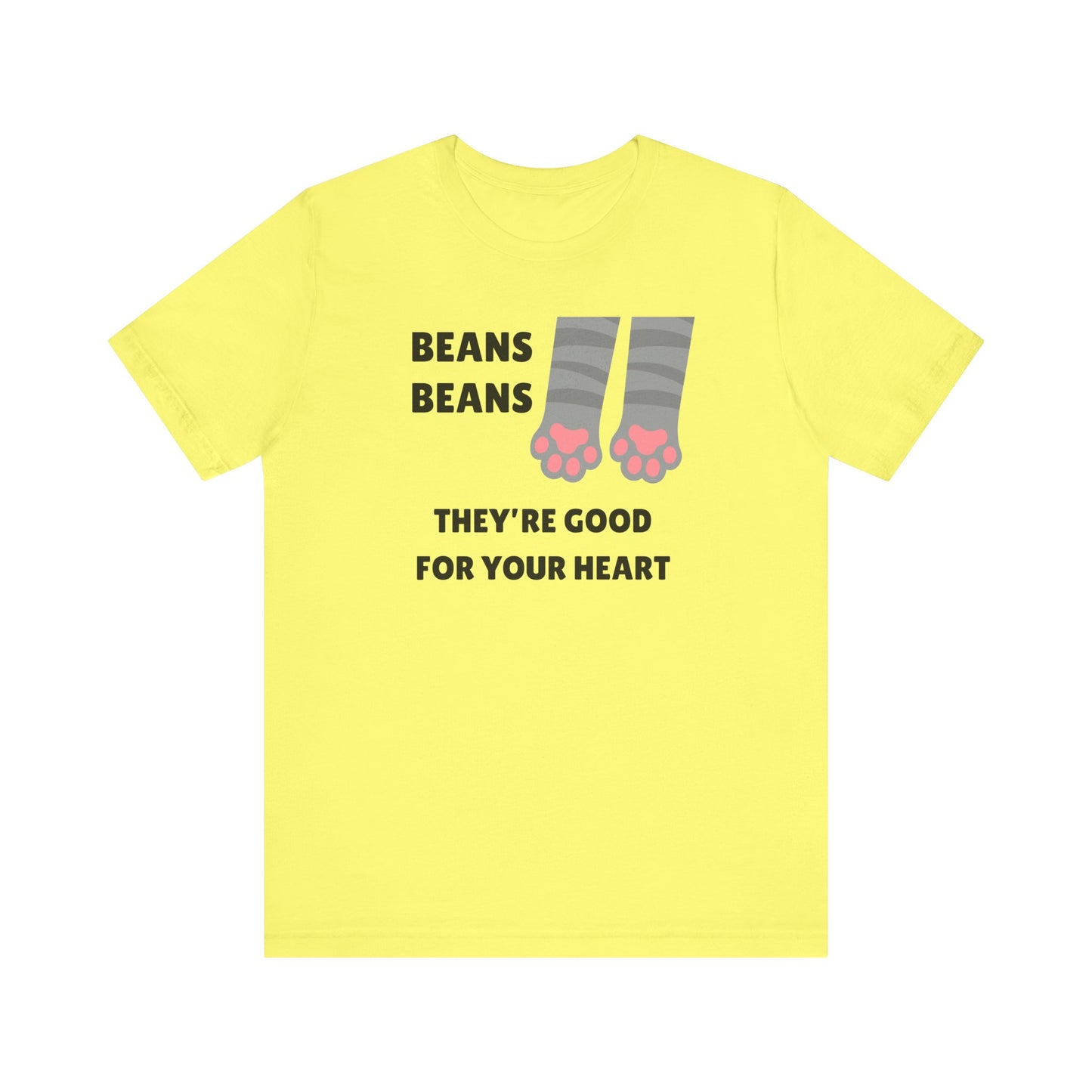 Cat Paws Beans Short Sleeve Tee