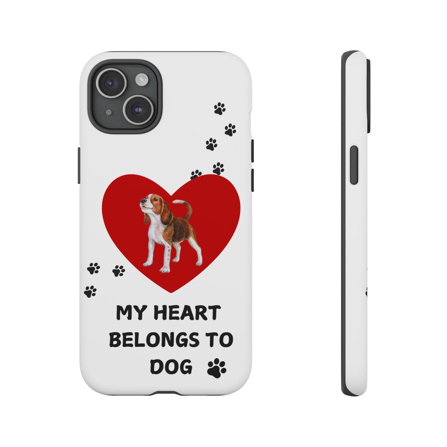 My Heart Belongs to Dog -Beagle Version-  Smart Phone Tough Case