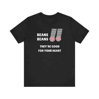 Cat Paws Beans Short Sleeve Tee