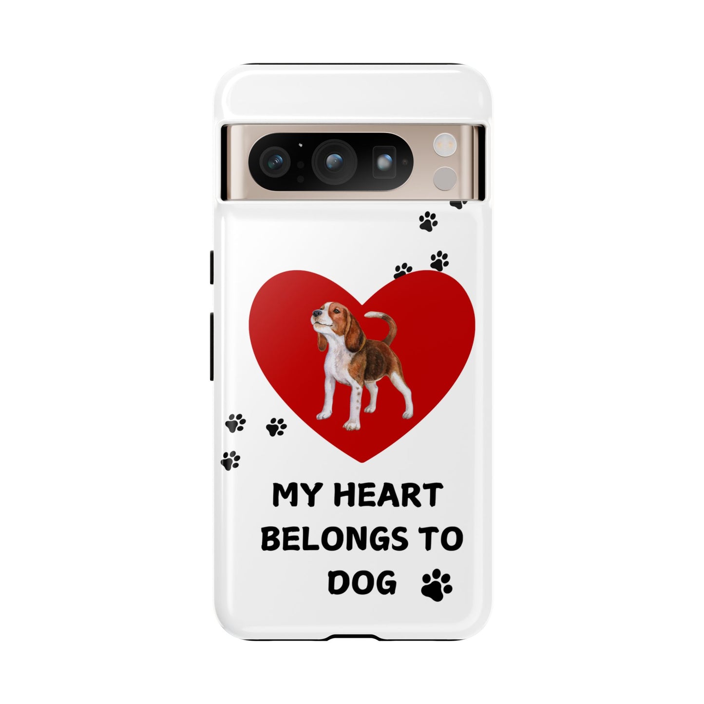 My Heart Belongs to Dog -Beagle Version-  Smart Phone Tough Case