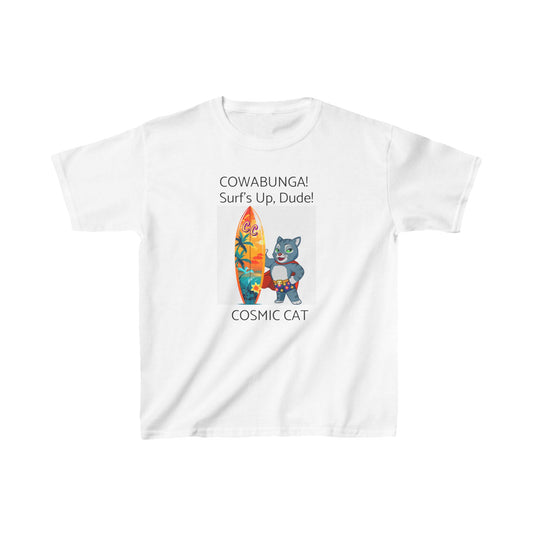 COSMIC SURFER DUDE Kids Heavy Cotton™ Tee