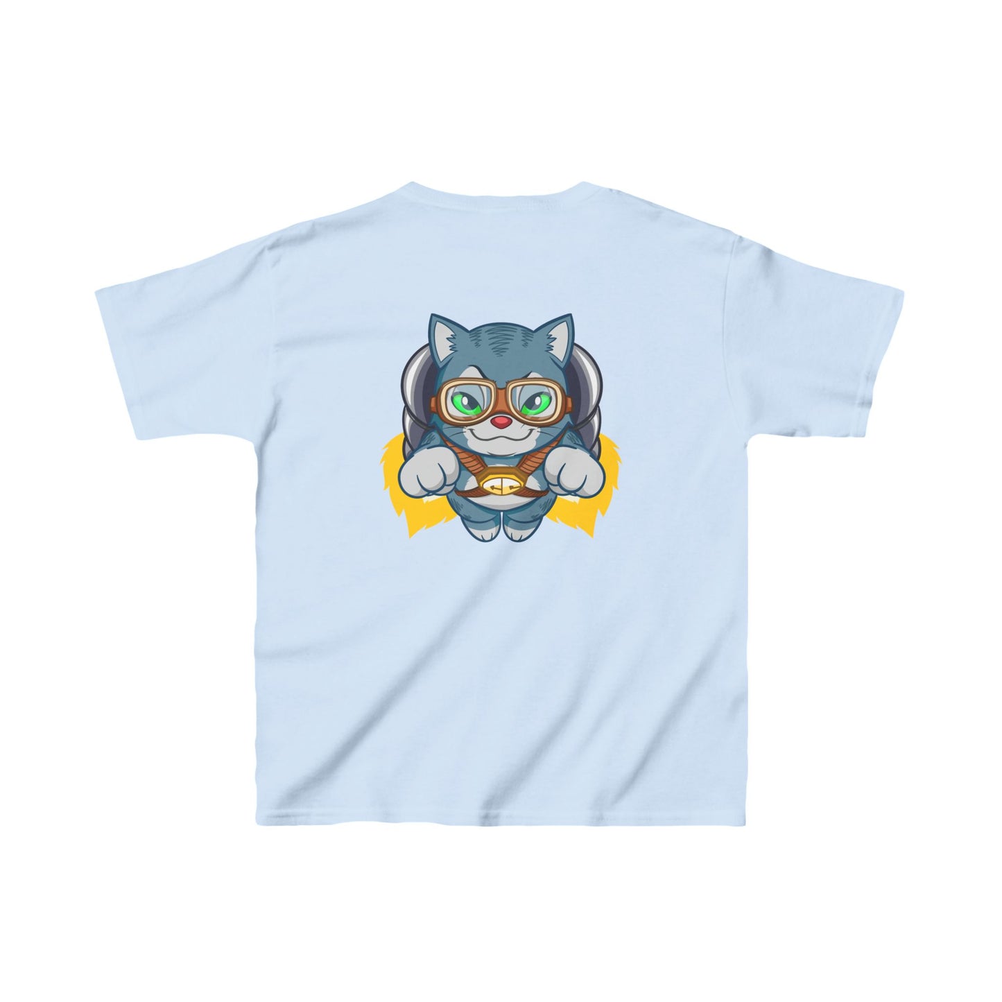 Be Brave & Kind Cosmic Cat Kids Heavy Cotton™  Tee