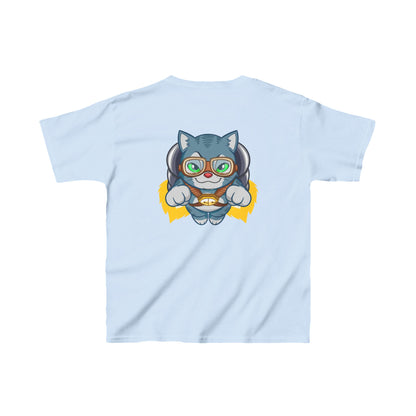 Be Brave & Kind Cosmic Cat Kids Heavy Cotton™  Tee