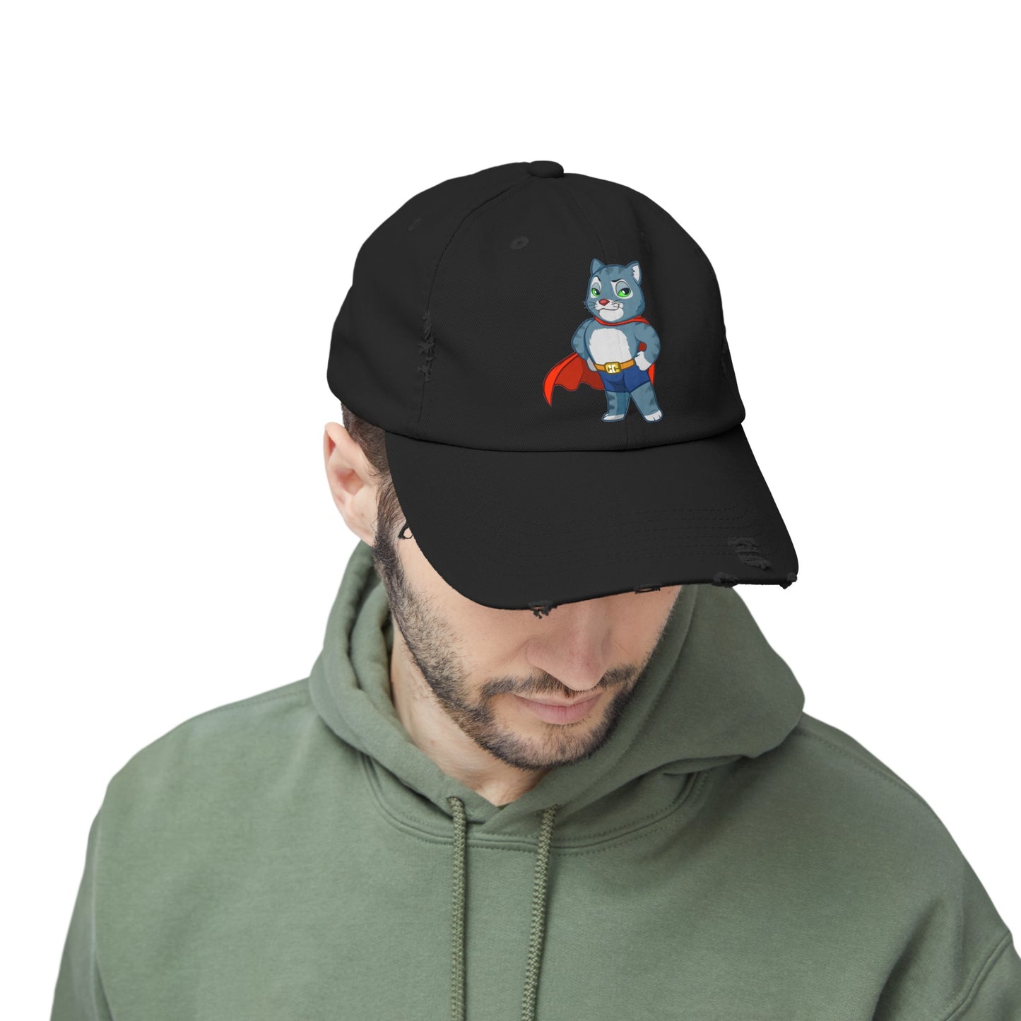 Unisex Cosmic the Explorer Distressed Cap