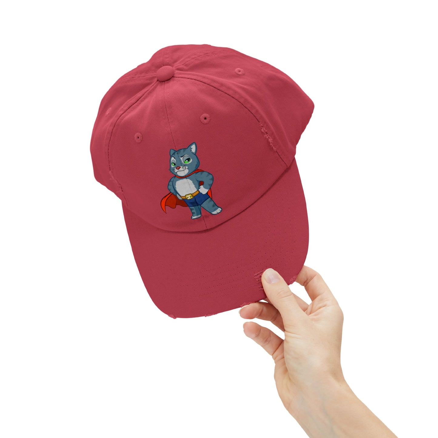 Unisex Cosmic the Explorer Distressed Cap