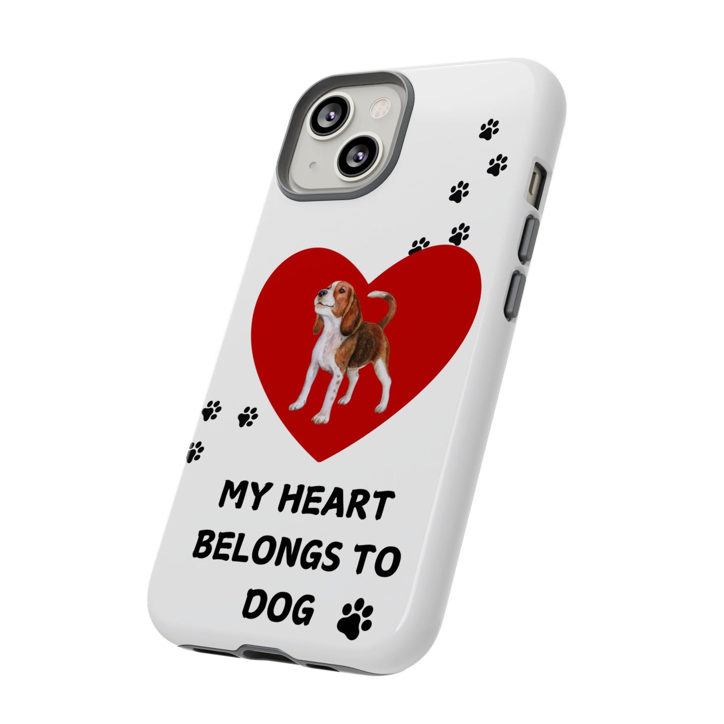 My Heart Belongs to Dog -Beagle Version-  Smart Phone Tough Case