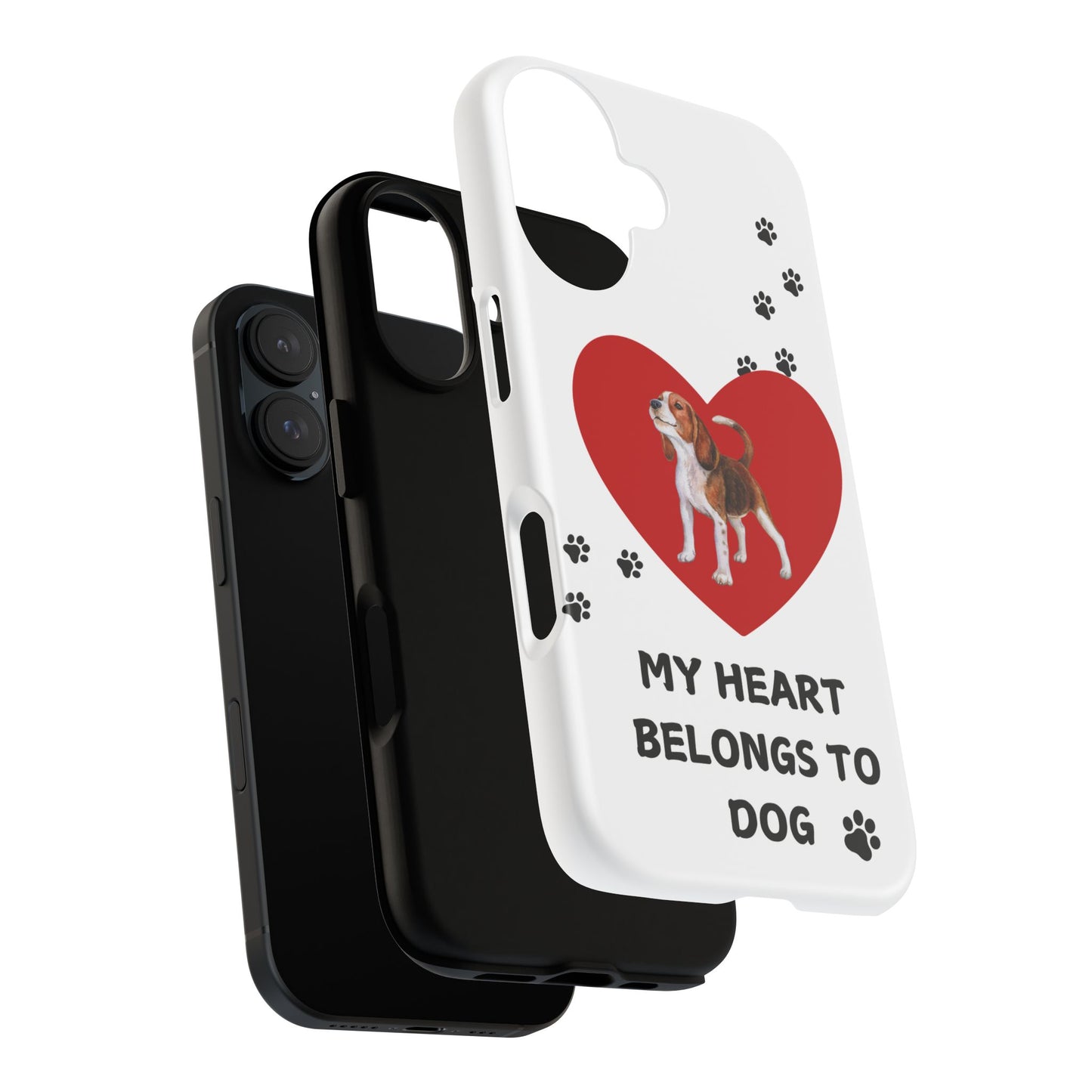 My Heart Belongs to Dog -Beagle Version-  Smart Phone Tough Case