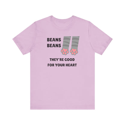 Cat Paws Beans Short Sleeve Tee