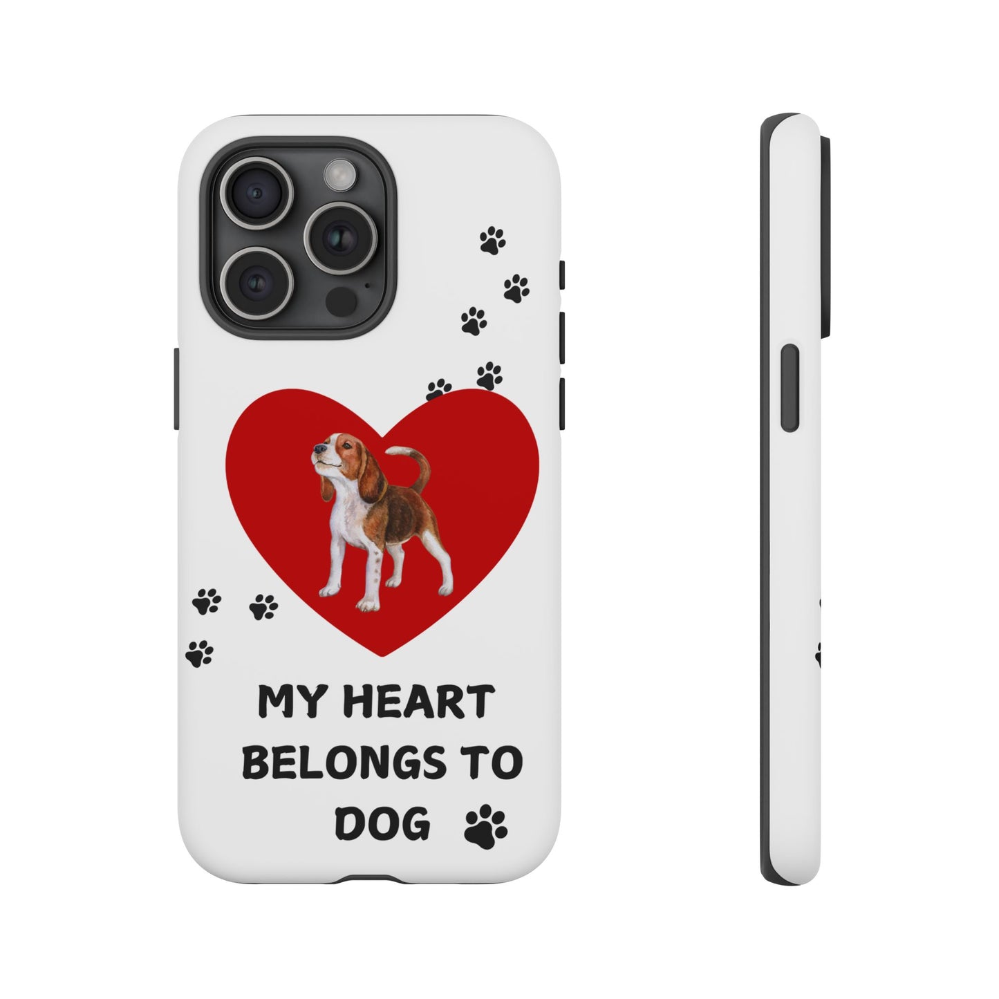 My Heart Belongs to Dog -Beagle Version-  Smart Phone Tough Case