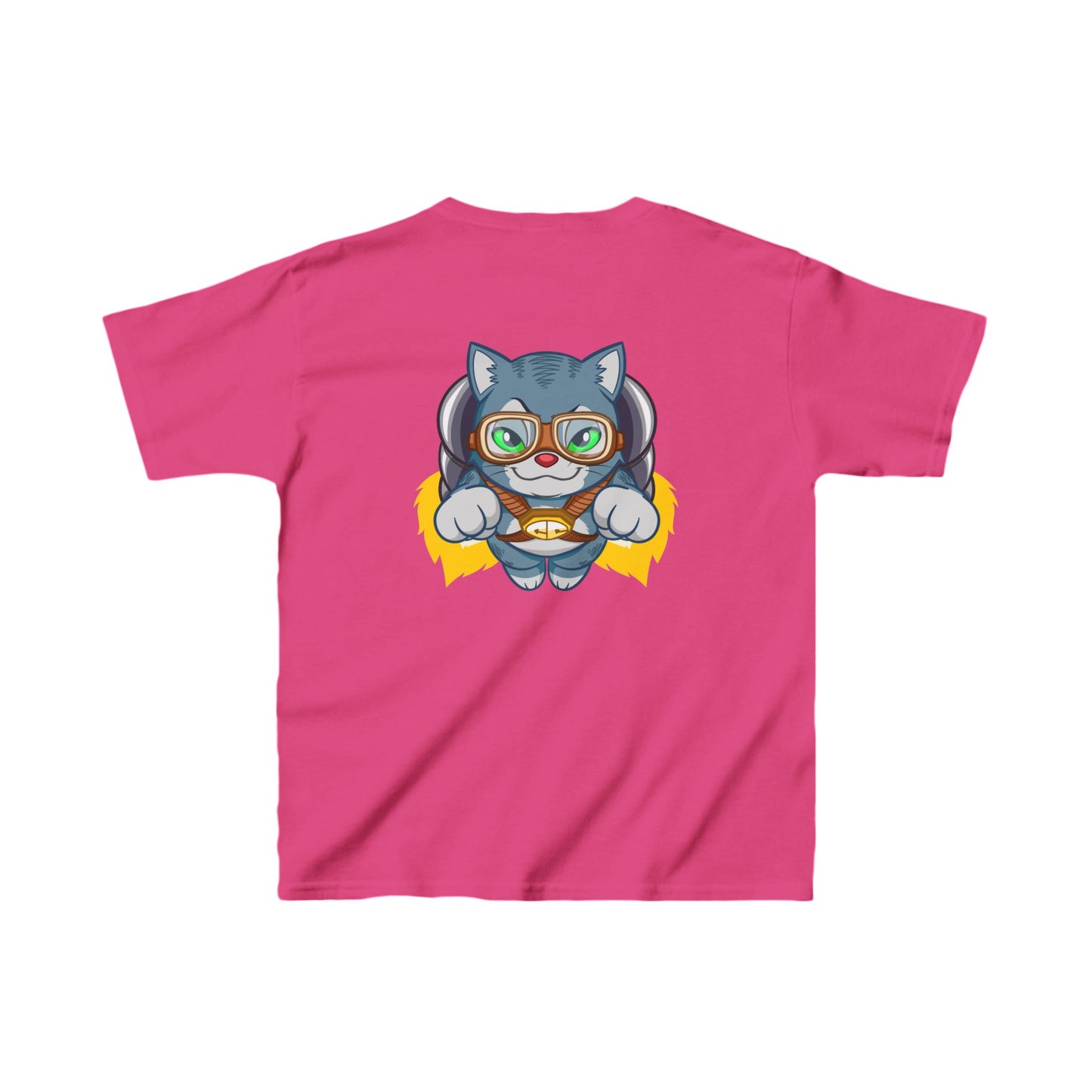 Be Brave & Kind Cosmic Cat Kids Heavy Cotton™  Tee