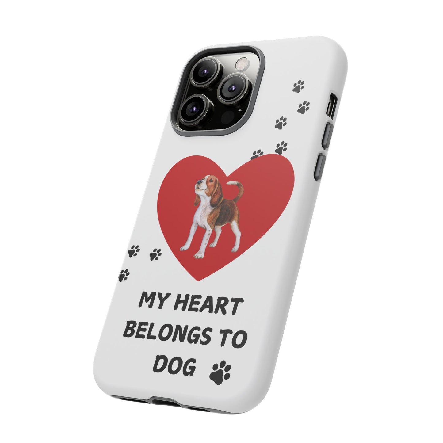 My Heart Belongs to Dog -Beagle Version-  Smart Phone Tough Case