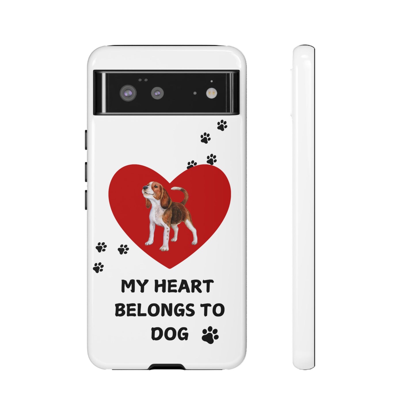 My Heart Belongs to Dog -Beagle Version-  Smart Phone Tough Case