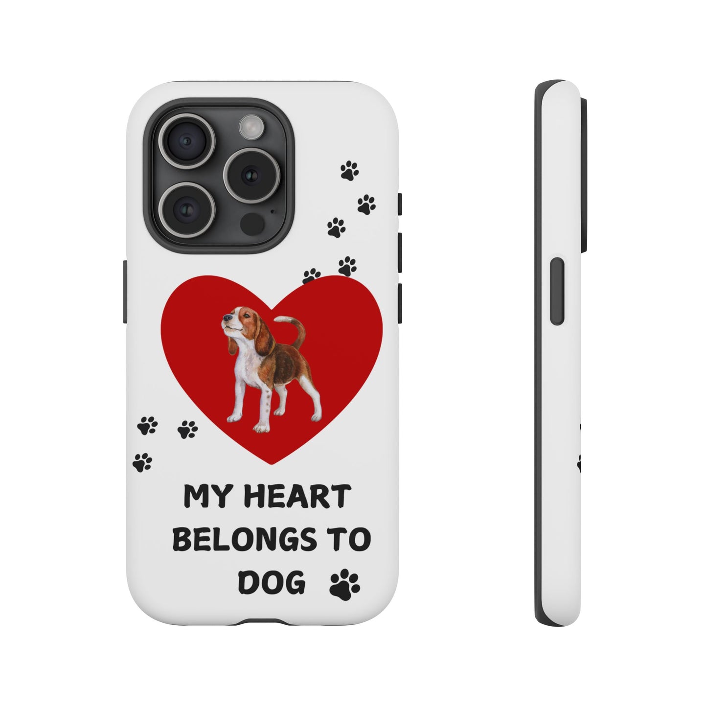 My Heart Belongs to Dog -Beagle Version-  Smart Phone Tough Case