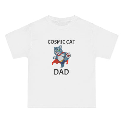 Dad Cosmic Cat Short-Sleeve Beefy-T®  Mens T-Shirt