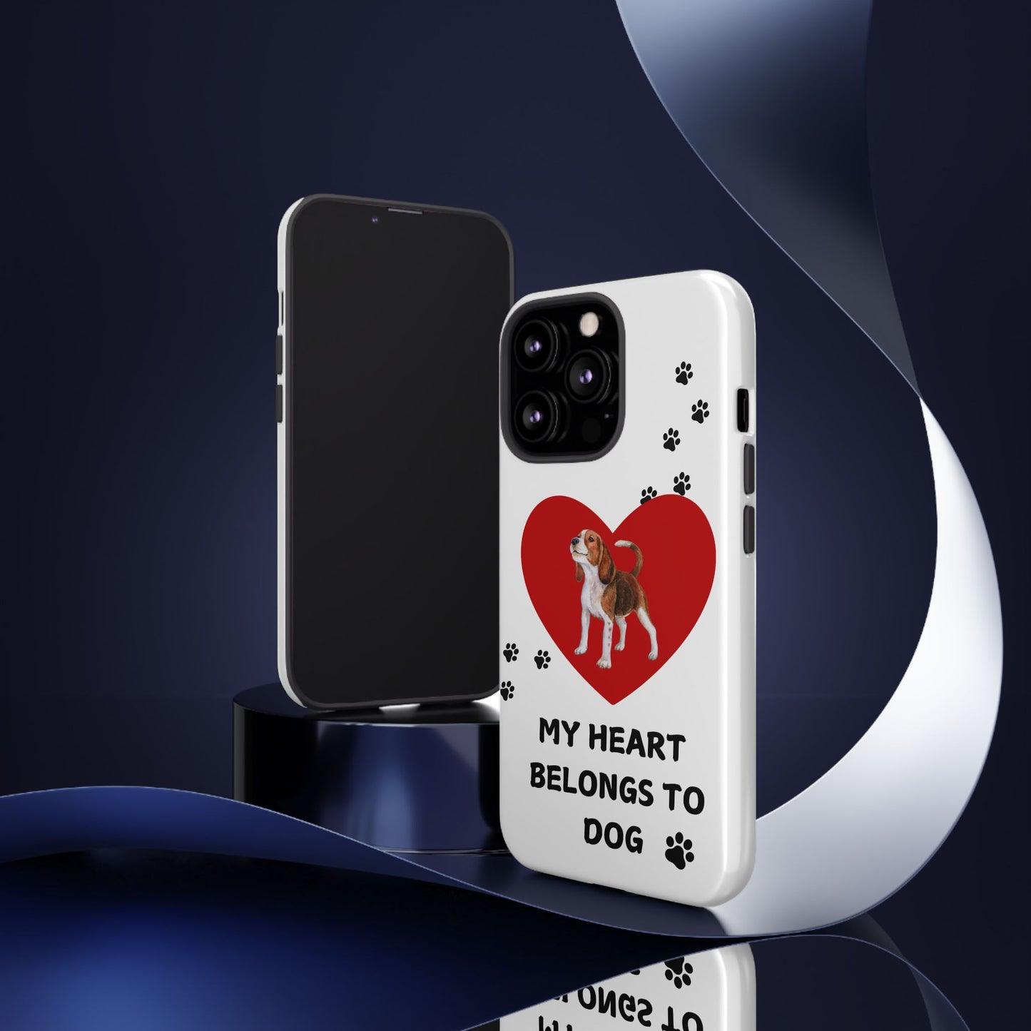 My Heart Belongs to Dog -Beagle Version-  Smart Phone Tough Case