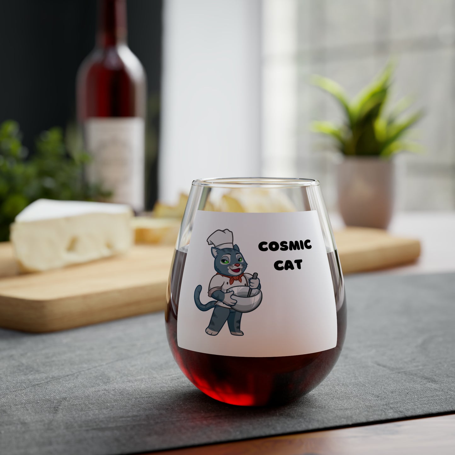 Chef Cosmic's Favorite Stemless Wine Glass, 11.75oz