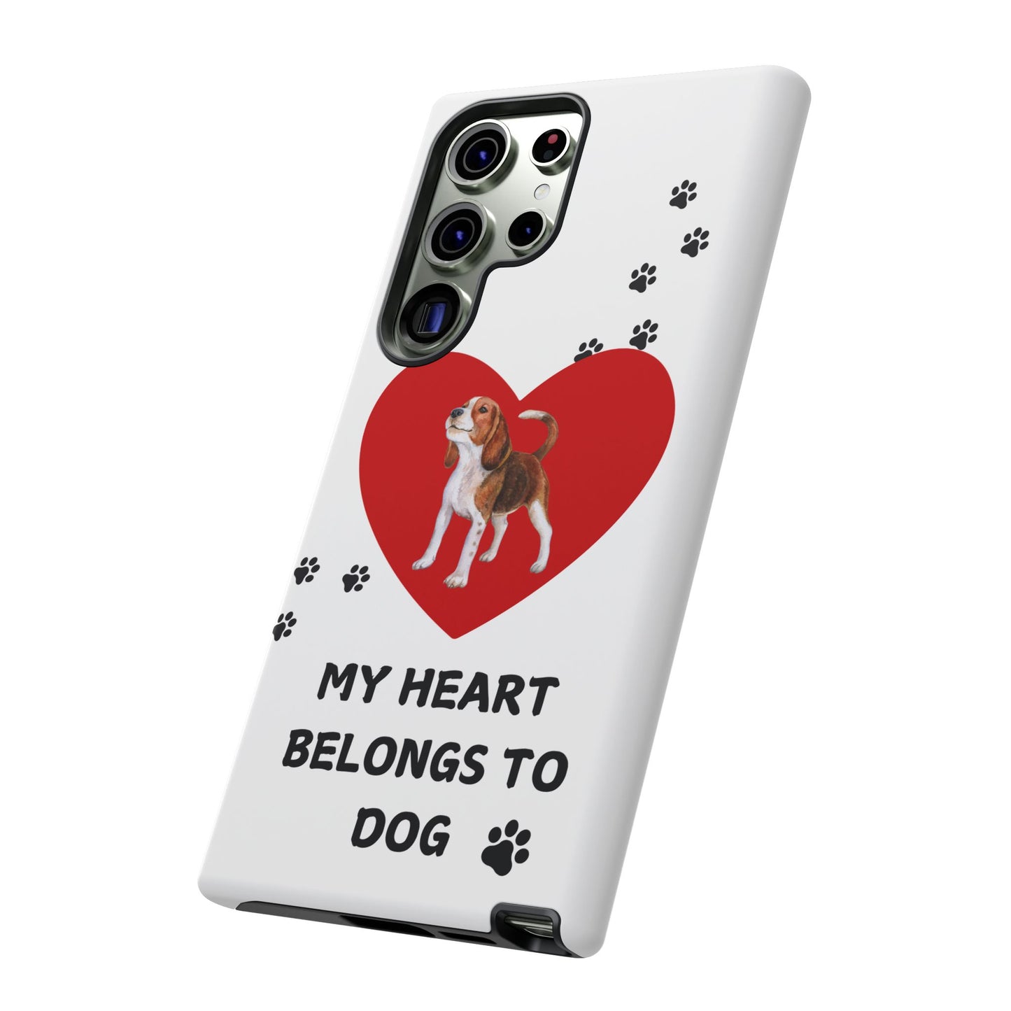 My Heart Belongs to Dog -Beagle Version-  Smart Phone Tough Case