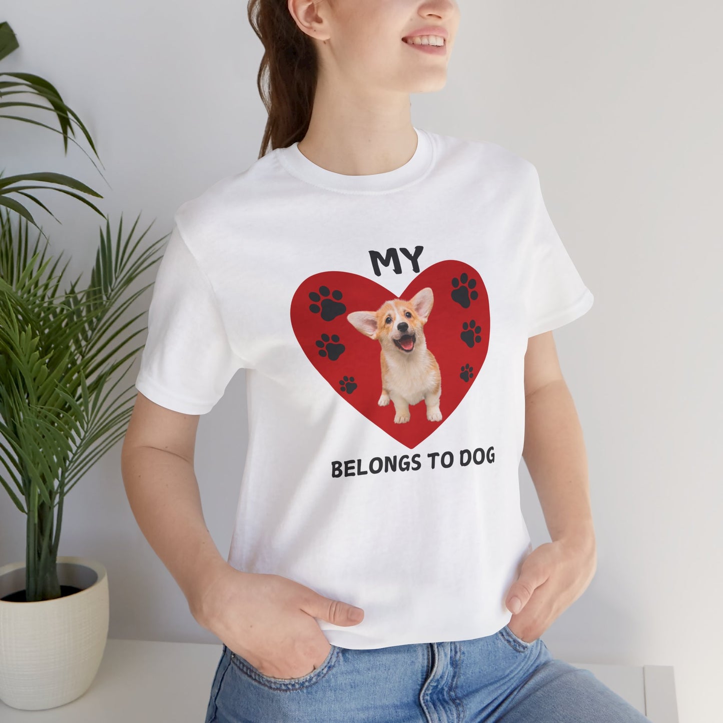 Corgi Pup -My Heart Belongs to Dog TEE