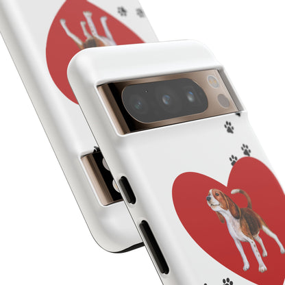 My Heart Belongs to Dog -Beagle Version-  Smart Phone Tough Case