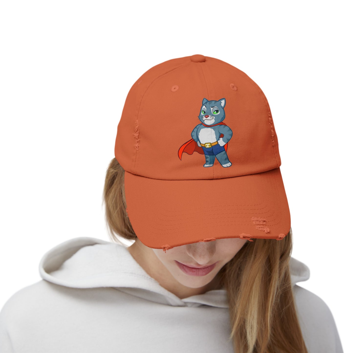 Unisex Cosmic the Explorer Distressed Cap