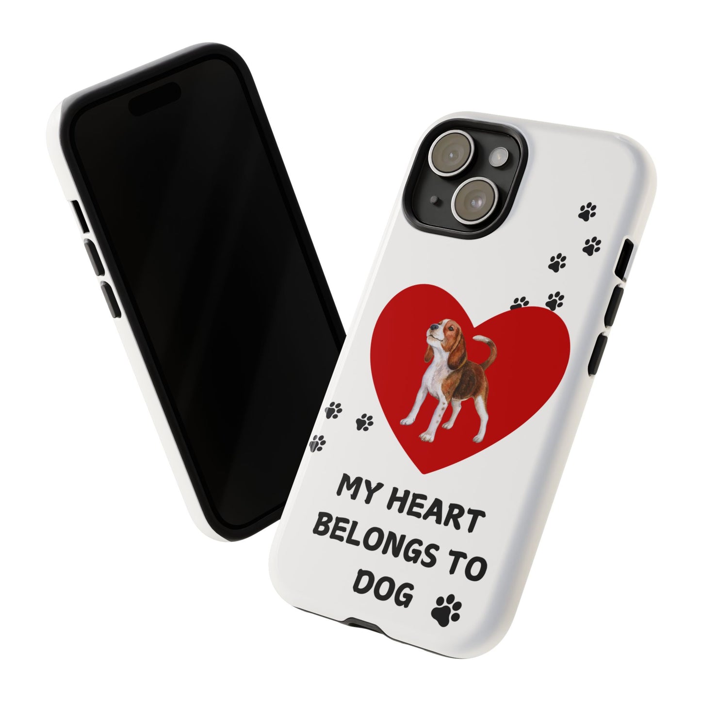 My Heart Belongs to Dog -Beagle Version-  Smart Phone Tough Case