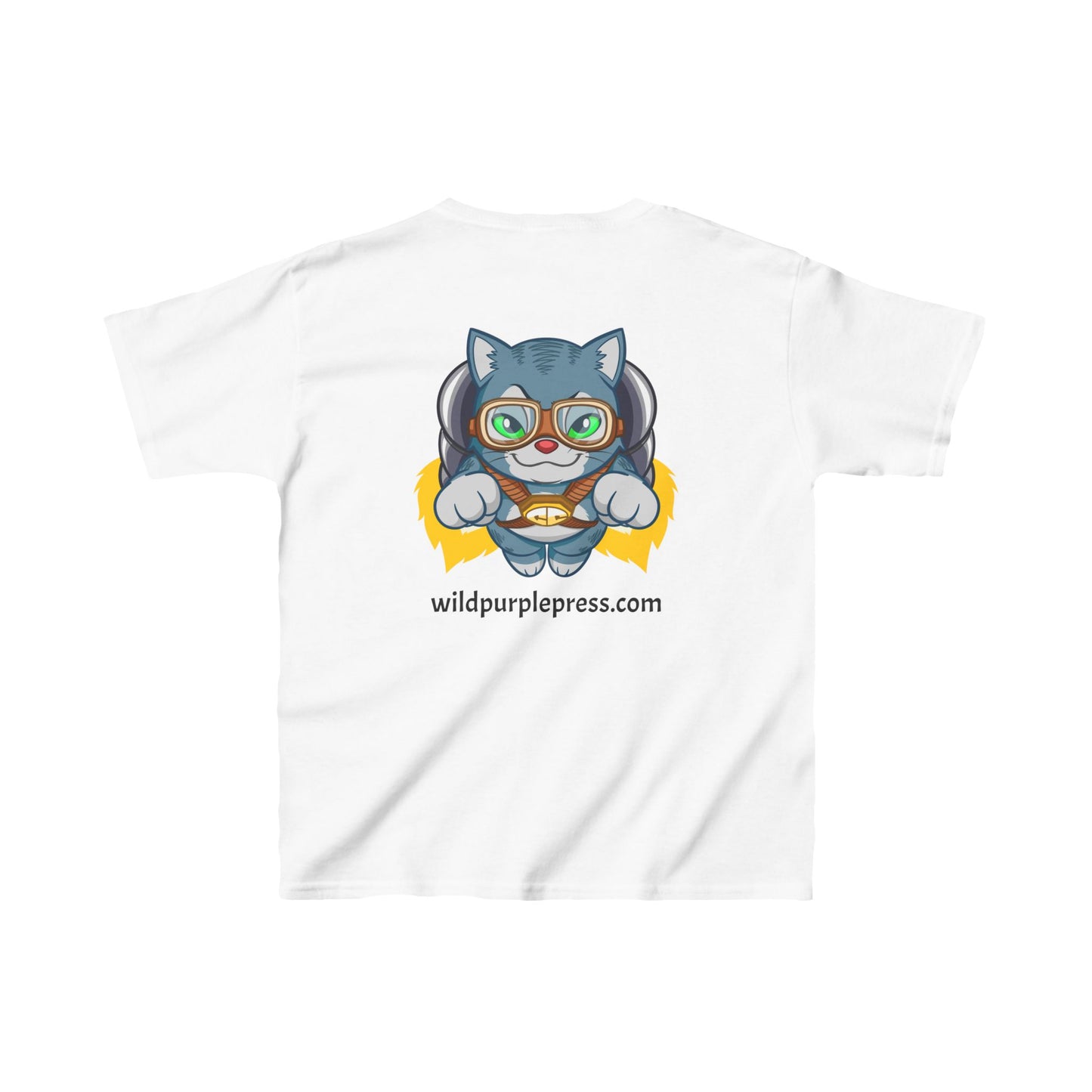 Jet Pak Cosmic Cat Kids Heavy Cotton™ Tee