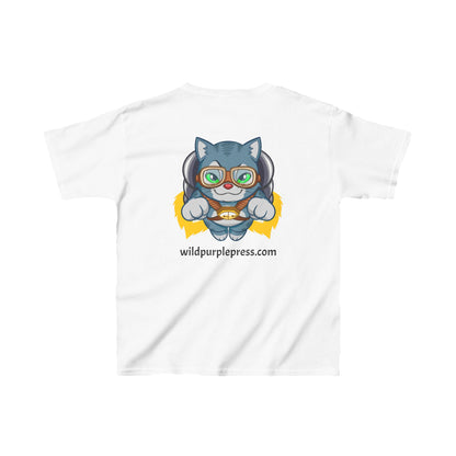 Jet Pak Cosmic Cat Kids Heavy Cotton™ Tee